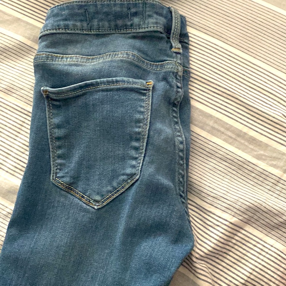 Low rise jean leggings - Picture 2 of 3